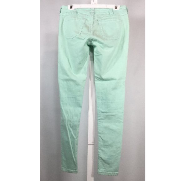 Bootlegger Skinny Mint Green Jeans - Picture 3 of 3